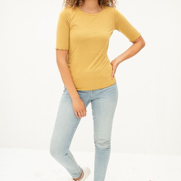 MYSTREE CUPRO MODAL RUCHED TOP - Picture 3 of 6